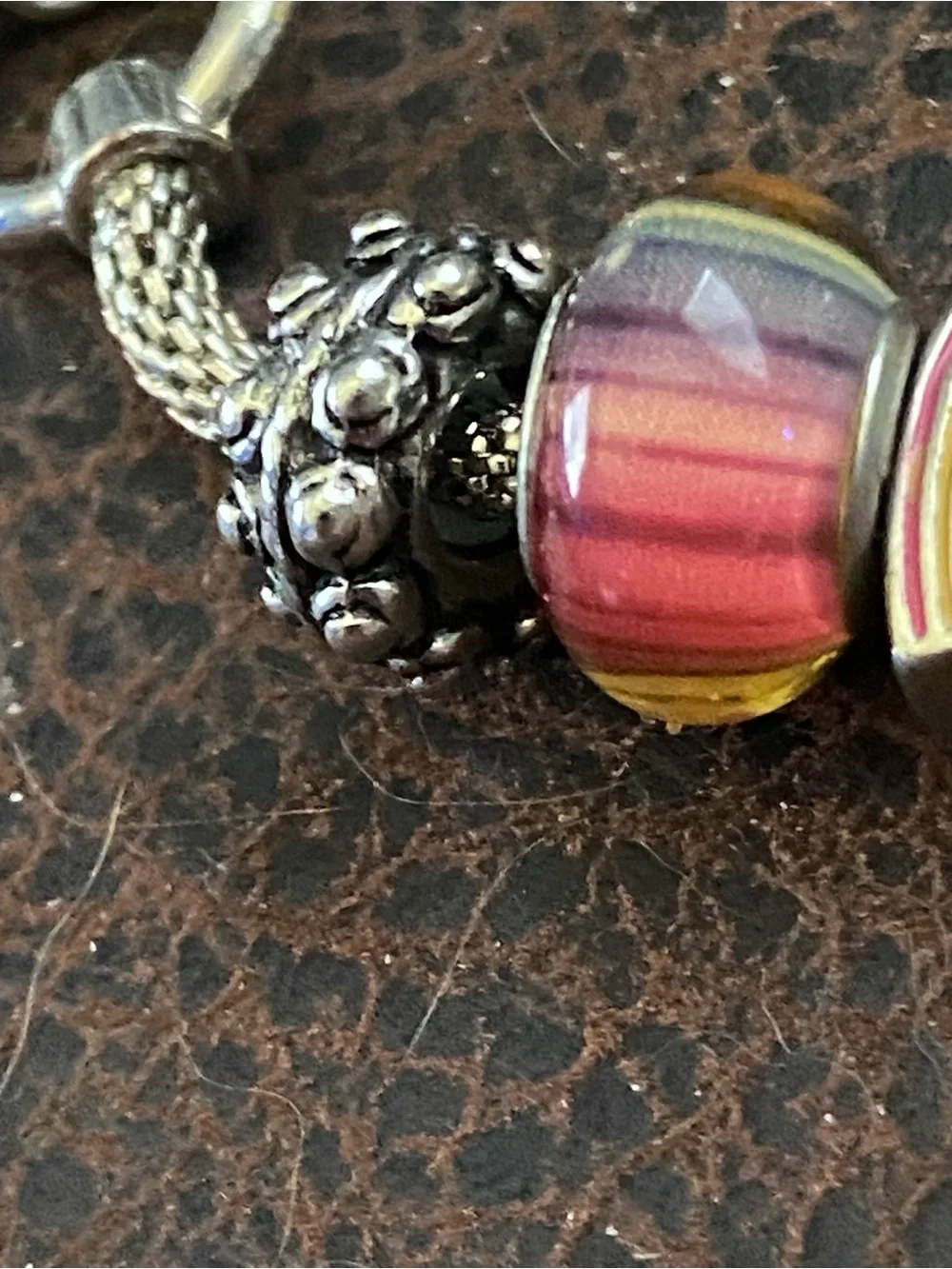 Kids Rainbow Charm Bracelet - Yellow & Lime Beads & pins